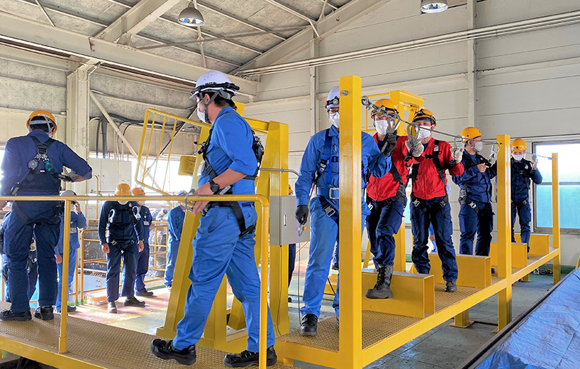 安全研修のようす